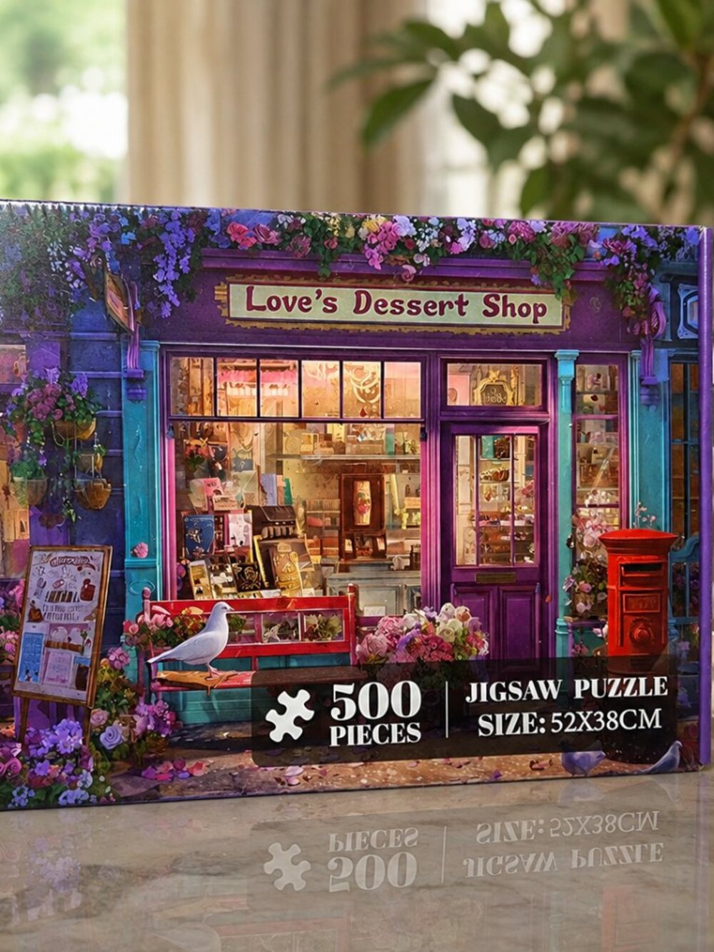 500-Piece Love’s Dessert Shop Jigsaw Puzzle